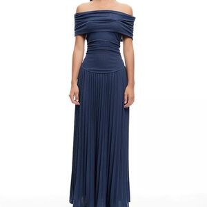 Lioness Field of Dreams Midnight Blue Maxi Dress Medium
